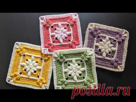 Fıstıklı Motif Modeli - Crochet Square - Crochet Motifs