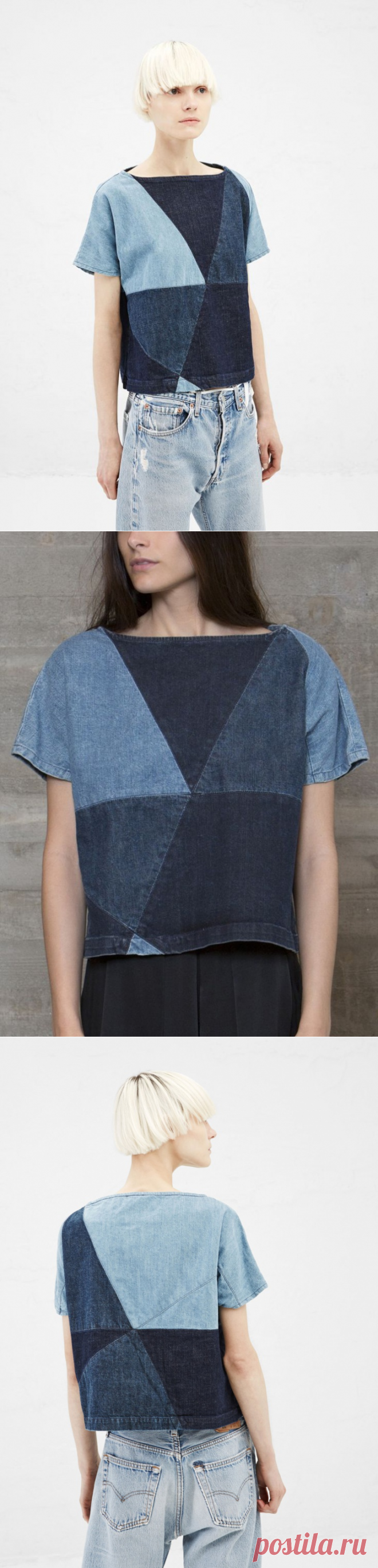 Джинсовый топ Rachel Comey / Вещь / ВТОРАЯ УЛИЦА