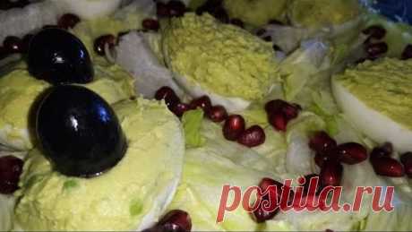 Шикарная Закуска на Новый Год 2020 /  Фаршированные яйца без майонеза / Новогодний стол 2020