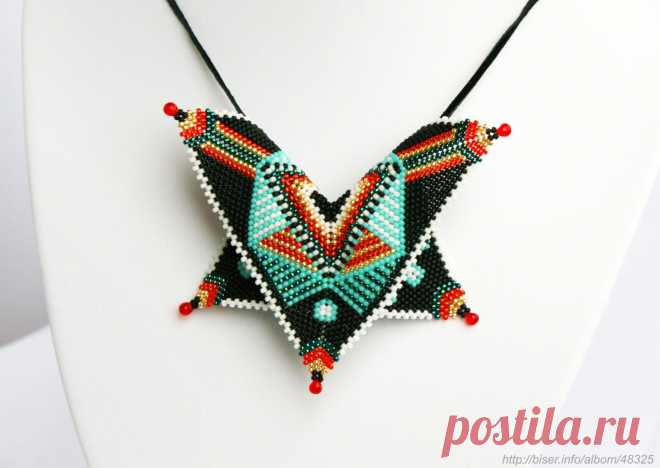 Кулон "Шаман" | biser.info - всё о бисере и бисерном творчестве