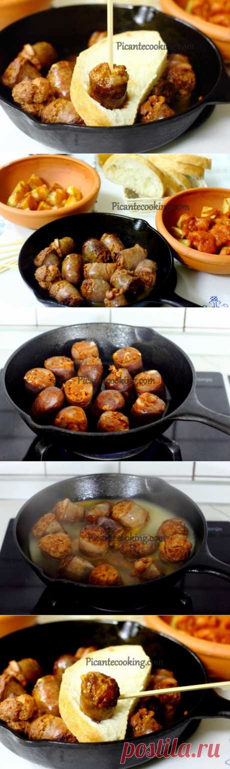 Чоризо в сидре (Chorizo al Sidra) | Picantecooking