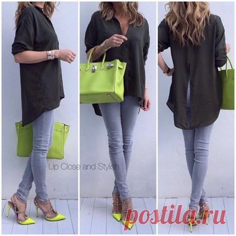 ИДЕИ ОБРАЗОВ С РУБАШКОЙ ДЛЯ ВЕСНЫ И ЛЕТА Рубашки сейчас в особом почете, если позволите так выразиться. Неважно, какой она будет — джинсовой, хлопковой, льняной или из любого другого материала — носить ее можно по-разному и выглядеть при этом сногсшибательно!

Тренд в этом году — удлиненный, приталенный силуэт. На мой взгляд — это лучший