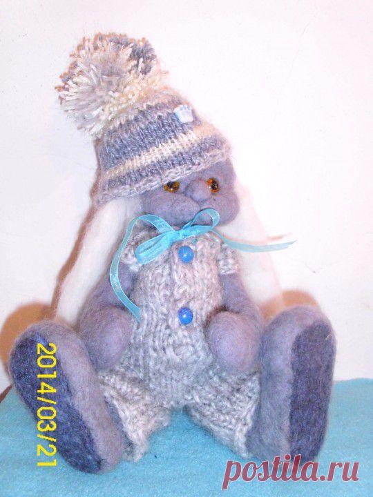 (+1) тема - к вам прискакал поздороваться валяный братец Зай- ТРЯМ! ЗДРАВСТВУЙТЕ! | РУКОДЕЛИЕ