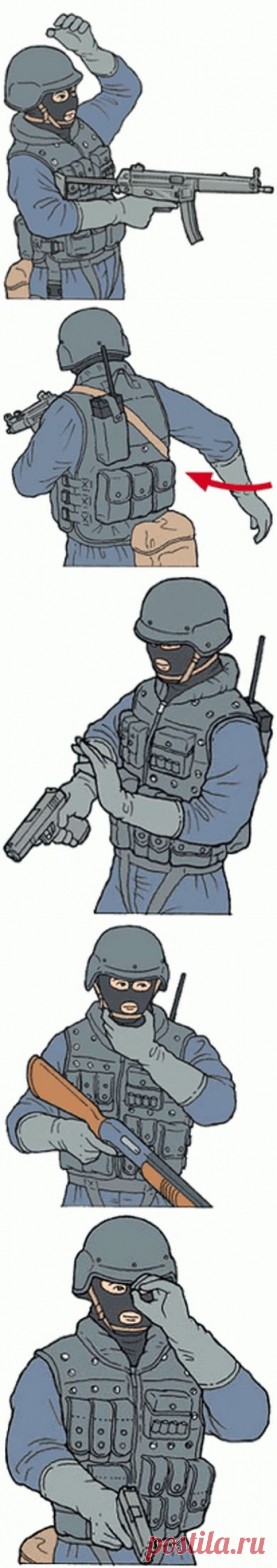 Язык жестов спецназа | Сайга 12.ru