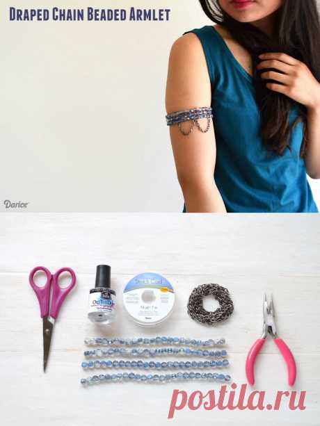 Armlet DIY: браслет на предплечье