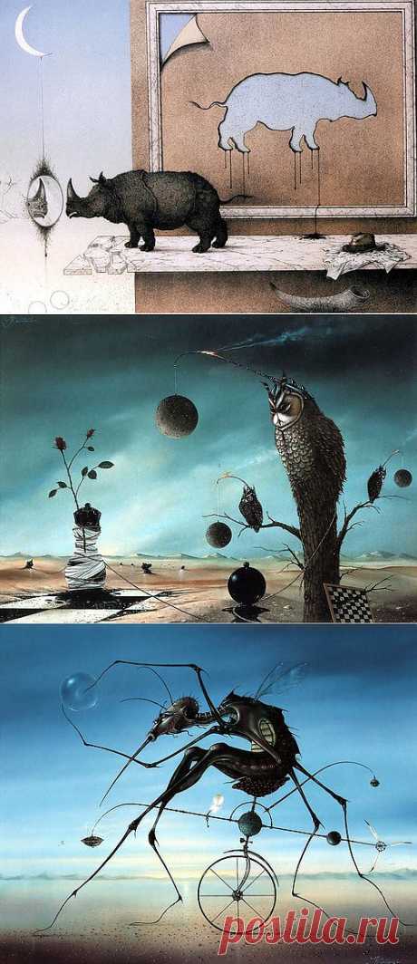 Художники, Сюрреализм, Hans Kanters, художники, сюрреализм, Hans Kanters, Hans Kanters и его сюрреалистичные картины, basik.ru