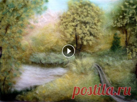 Радость лета. Картины из шерсти под музыку Вивальди. Летние картины из шерсти под музыку Вивальди &quot;Времена года&quot;Заказать работы на сайте: Присоединиться в соц.сетях: nashari_art...