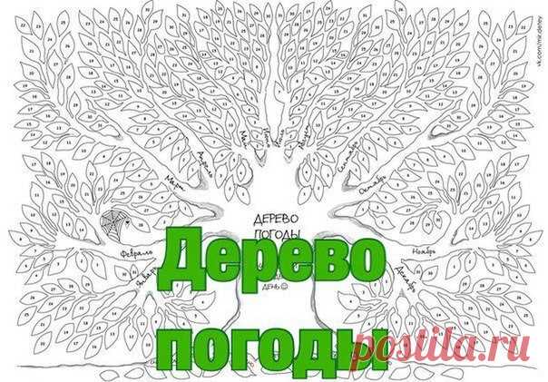 ДЕРЕВО ПОГОДЫ / Занимательное рукоделие