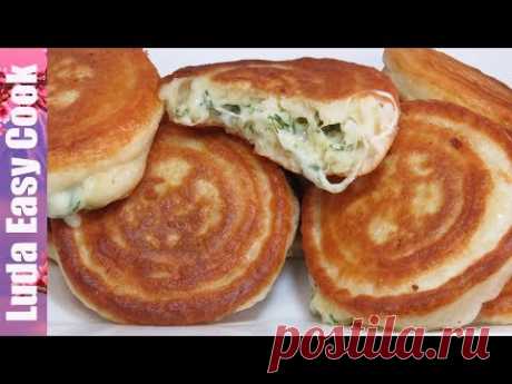 ПЫШНЫЕ ОЛАДЬИ С НАЧИНКОЙ ОЛАДЬИ ХАЧАПУРИ | MOZZARELLA CHEESE PANCAKES