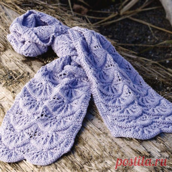 Узор “ракушка” спицами. Схемы с описанием - Блог интернет-магазина 