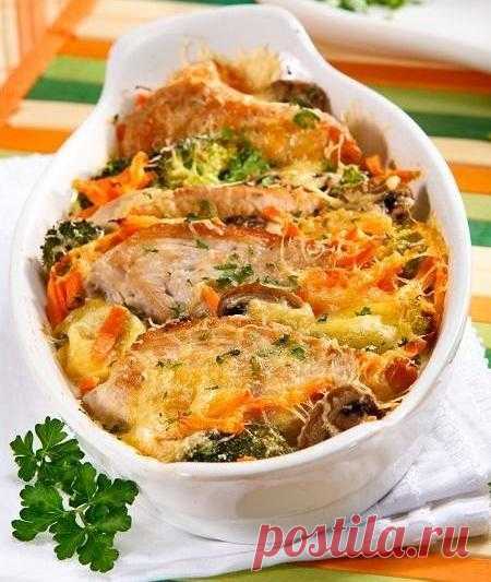 Филе индейки с овощами — Фактор Вкуса