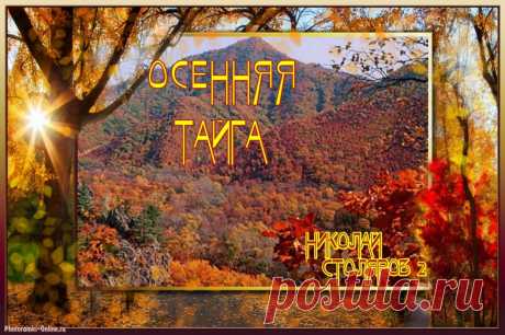 ОСЕННЯЯ ТАЙГА ~ Открытка (плейкаст)