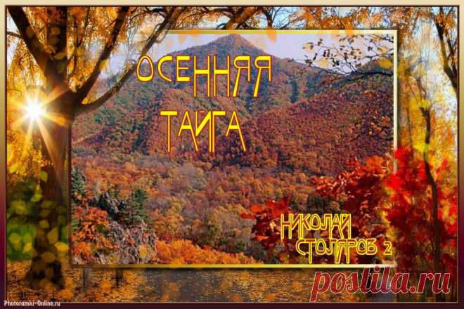 ОСЕННЯЯ ТАЙГА ~ Открытка (плейкаст)