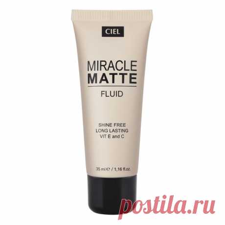 Матирующий тональный флюид «Натурально-бежевый» | CIEL parfum