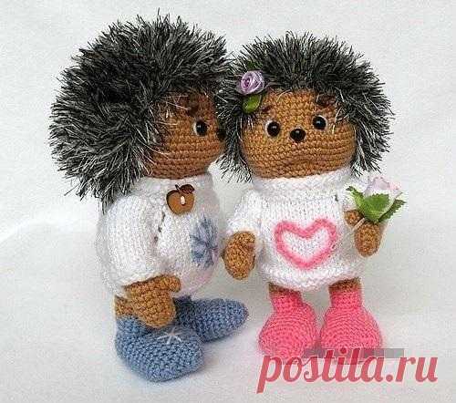 Забавные вязаные ежики :) Идеи и описания