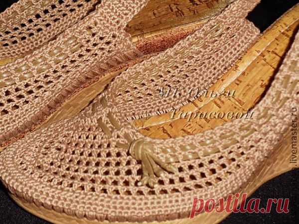 Реставрация обуви, вязаные босоножки - Ярмарка Мастеров - ручная работа, handmade