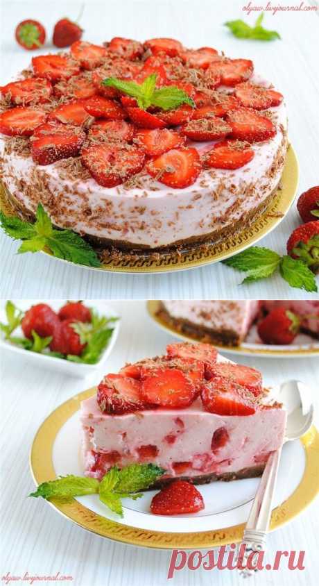 КЛУБНИЧНЫЙ ТОРТ (без выпечки).