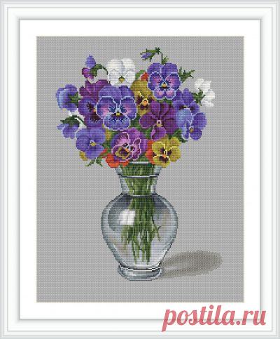 схема для вышивки крестом Анотины глазки