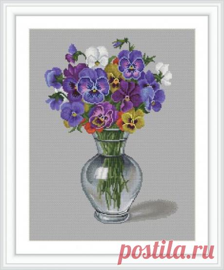 схема для вышивки крестом Анотины глазки