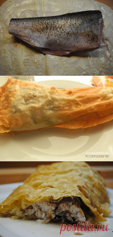 Как запечь в лаваше рыбу или курицу -сочно и просто! | Четыре вкуса