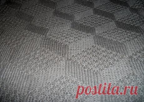 Узор спицами 3D