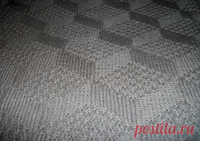 Узор спицами 3D