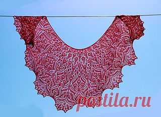 Ravelry: Soli Deo Gloria Lace Shawl pattern by Anna Victoria