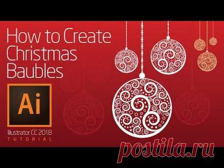 Illustrator Tutorial Vector Christmas Ball
