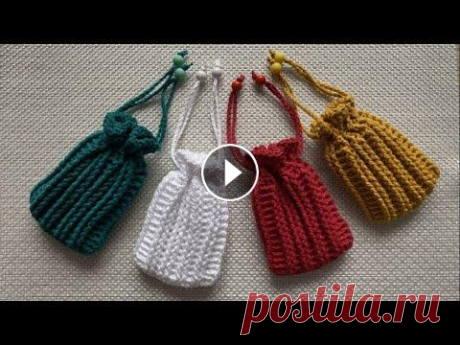 Как связать Маленький мешочек крючком | Мастер-класс | Кольцо Амигуруми Моя страница в Вконтакте Natalie Stars - Моя группа в Вконтакте Кольцо Амигуруми - #вязание #вязаныеигрушки #кольцоамигуруми #новинки #каксвязать #han...