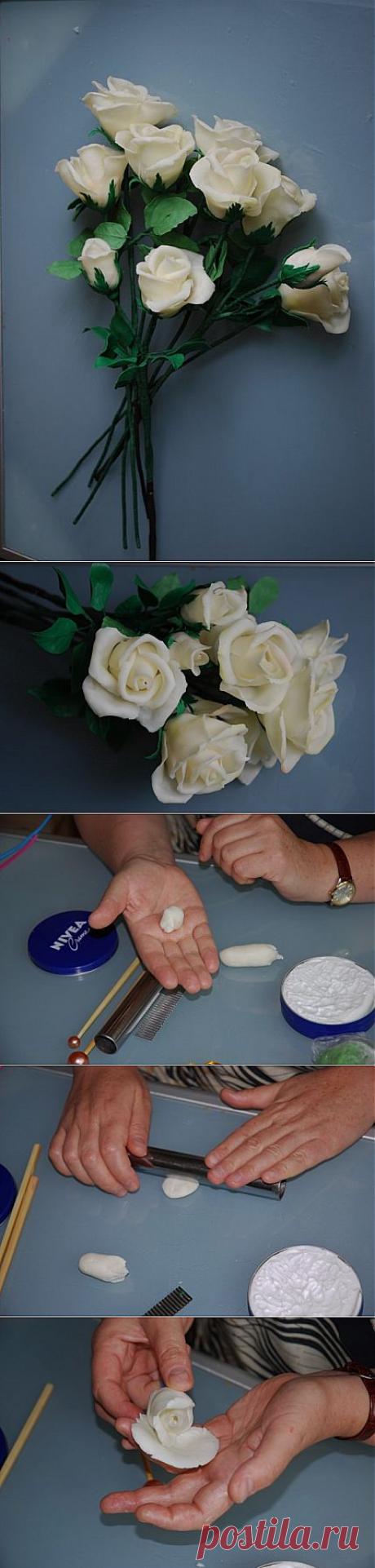 Розы из кукурузной муки | Farfor Krakelur