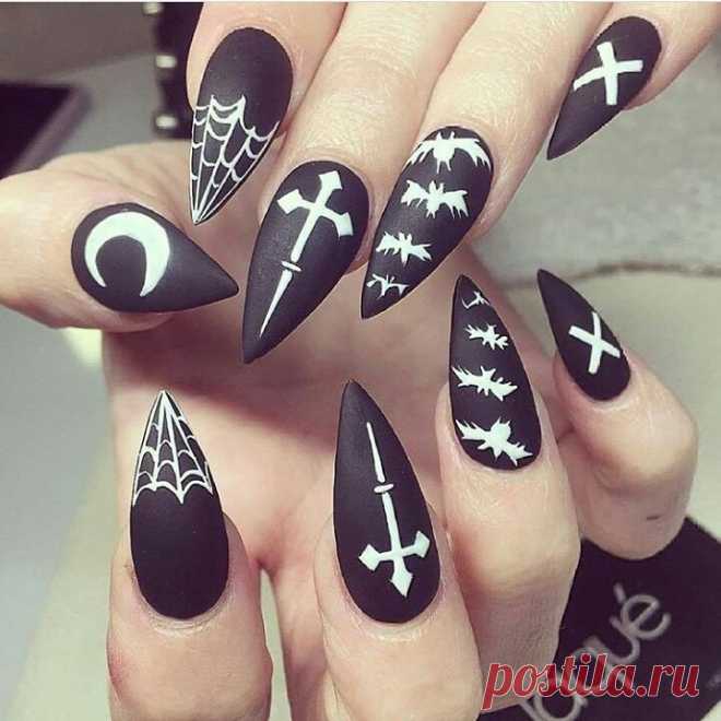 @gothicdreamers в Instagram: «🕸🌜✝🕸🌜✝ by:@nikiskinoir . . .#nails #manicure #instagoth #goth #gothic #gothgirl #gothstyle #stylish #decoration #moon #cross #glamour #art…» 1,773 отметок «Нравится», 9 комментариев — @gothicdreamers в Instagram: «🕸🌜✝🕸🌜✝ by:@nikiskinoir . . .#nails #manicure #instagoth #goth #gothic #gothgirl #gothstyle #stylish…»
