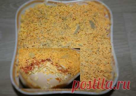 Салат с красной рыбой Автор рецепта Ольга - Cookpad