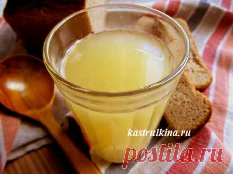 Рецепт вкусного домашнего хлебного кваса из бородинского хлеба без закваски, с пошаговыми фото
