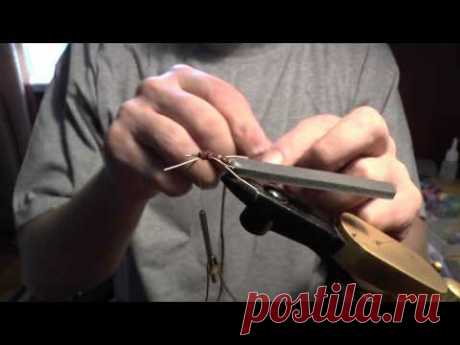 Вязание мушки жук из дешевых материалов Малые реки Удмуртии!2)