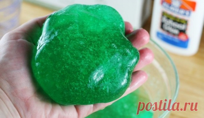 ​Как сделать лизуна детскими руками