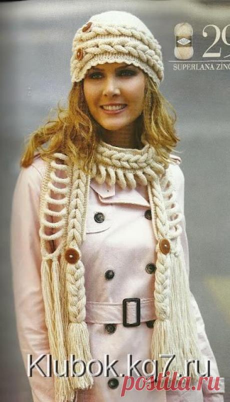 ИНТЕРЕСНАЯ ШАПОЧКА | Клубок