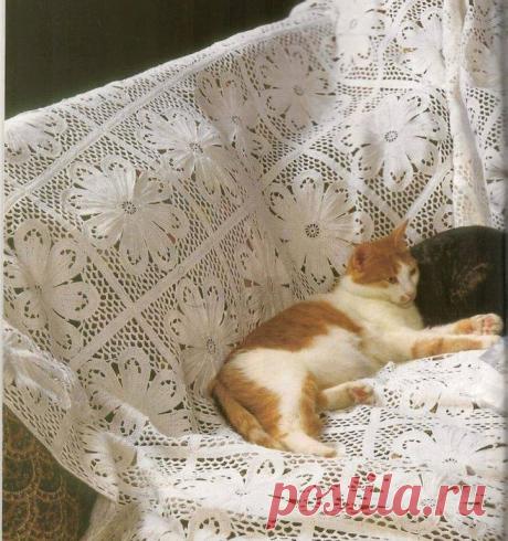 Уютное покрывало из мотивов, связанных крючком Конкурс "Счастливый комментарий" - комментируй публикации, получай призы каждую неделю! Детали конкурса читайте здесь ЗДЕСЬ