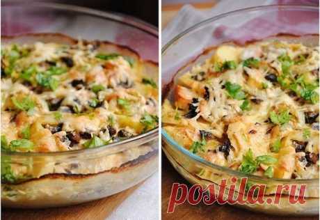 Картофельный гратен с курицей и грибами рецепт – европейская кухня: основные блюда. «Еда»