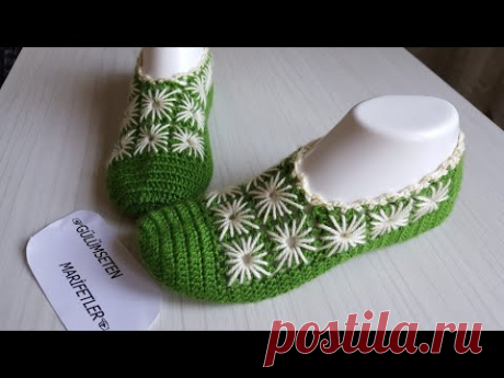 ТАПОЧКИ-СЛЕДКИ КРЮЧКОМ И СПИЦАМИ.. Множество моделей