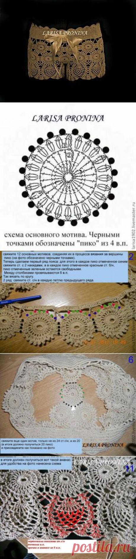 ВЯЗАНЫЕ ШОРТЫ