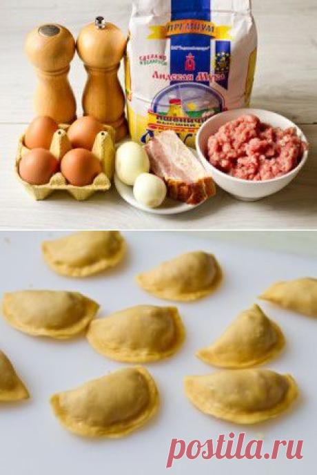 Мучные колдуны с грудинкой