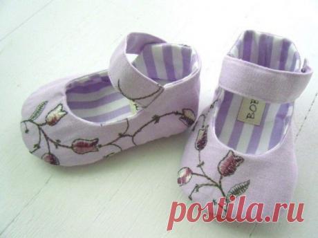 Детские туфельки. Идеи и выкройки.