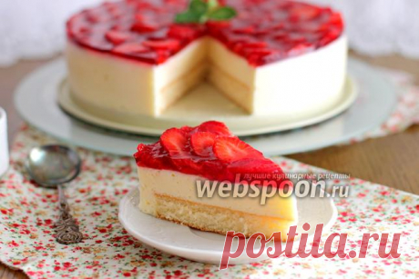 Торт «Птичье молоко» с клубникой рецепт с фото, как приготовить на Webspoon.ru