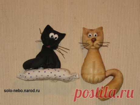 Мастер Класс: Коты из СОЛЕНОГО ТЕСТА! - Лепка