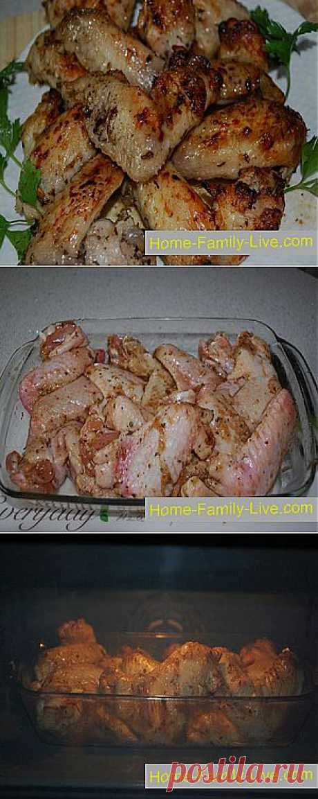 Кулинарные рецепты Хрустящие куриные крылышки &amp;raquo; Кулинарные рецепты
