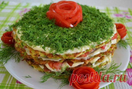 КАБАЧКОВЫЙ ТОРТ - яркая и необычная закуска на праздничный стол! - Блог для настоящих Леди