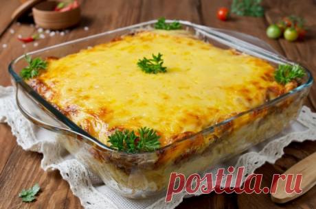 Картофельная запеканка с фаршем