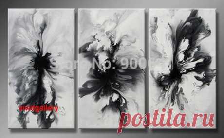 painting shop Picture - More Detailed Picture about Framed Stretched High Quality Oil Painting 120cmx70cm Hand painted Modern Home Deco Abstract Black White GA3104 Picture in Painting &amp; Calligraphy from Weide Art Co., Ltd | Aliexpress.com | Alibaba Group