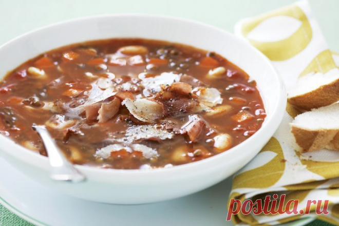 Lentil & cannellini bean soup