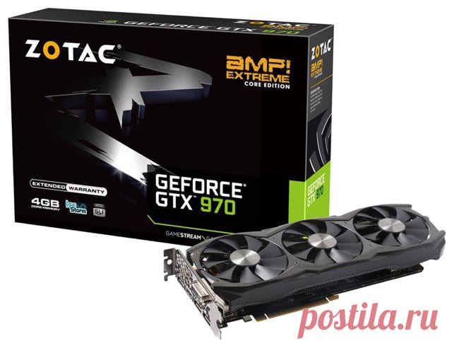 Новости Hardware - Zotac представила модель GeForce GTX 970 с разгоном до 1380 МГц в boost-режиме | Overclockers.ua
